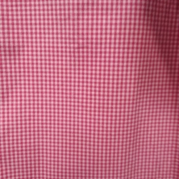 Galyan's Women's Red Gingham Button Front Shirt - Picture 5 of 6